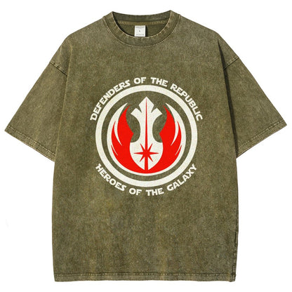 Protectors Of The Realm Heroes Of The Cosmos Vintage Distressed T-shirt