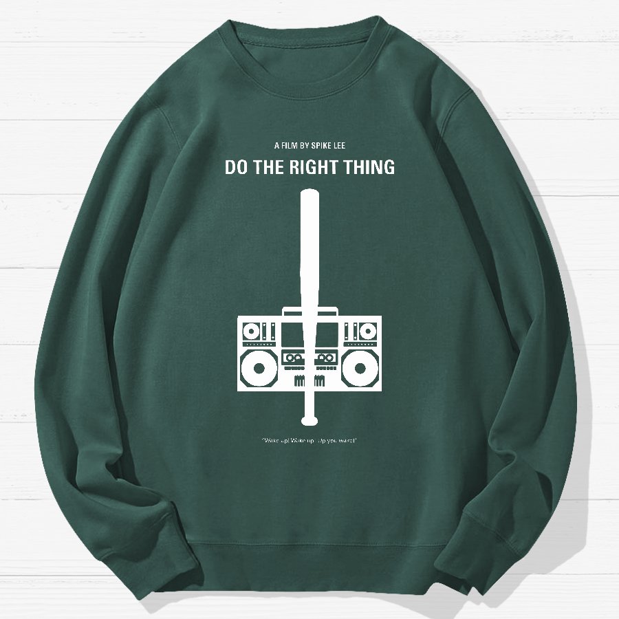 Do The Right Thing2 Geek Cotton Sweatshirt