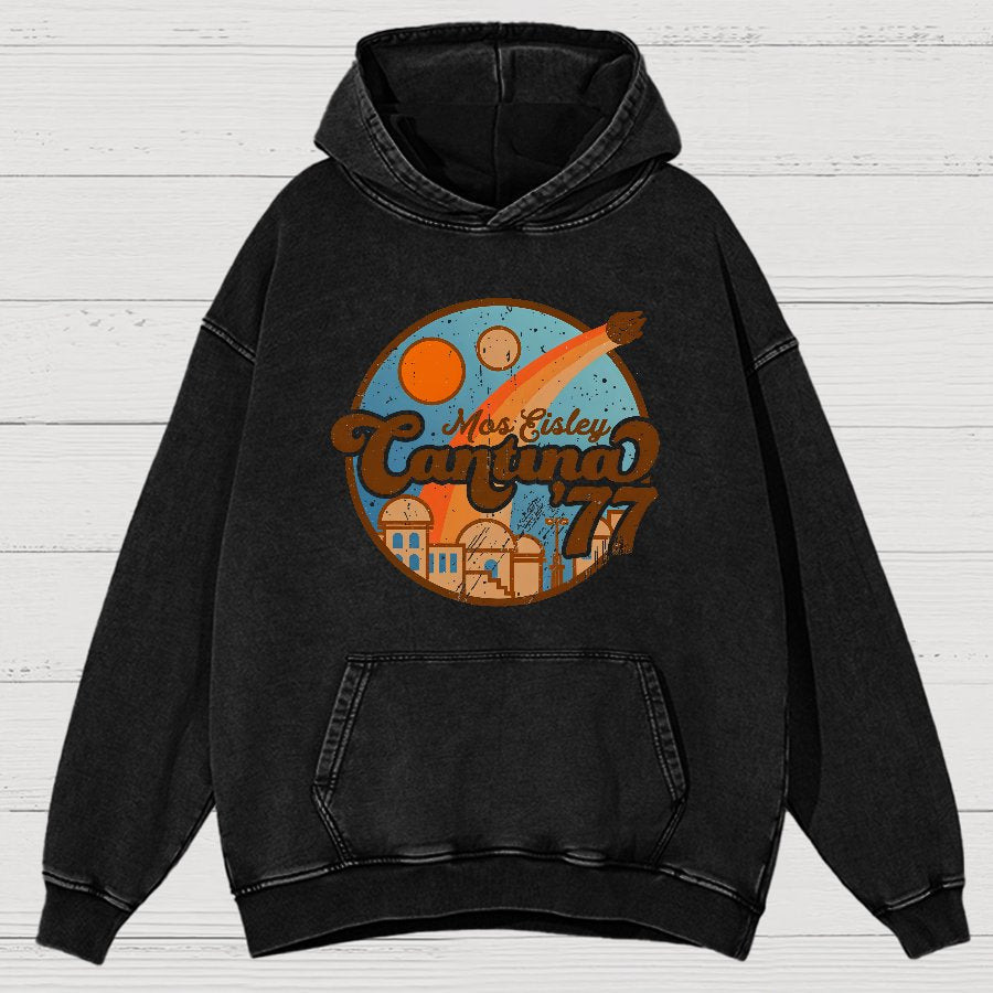 Vintage Hangout 77 Vintage Distressed Hoodie