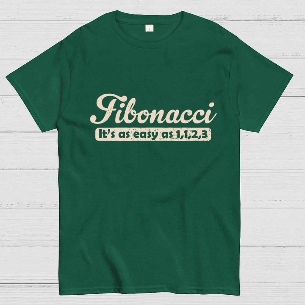 Fibonacci Funny Math Unisex Geek T-Shirt