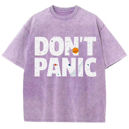 Don't Panic Vintage Distressed T-shirt