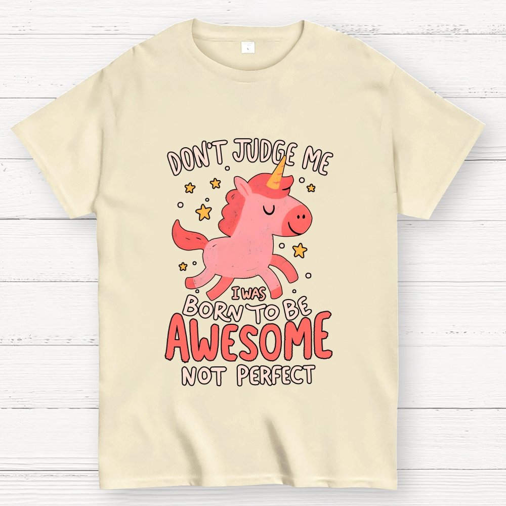Born To Be Awesome Not Perfect Geek T-Shirt