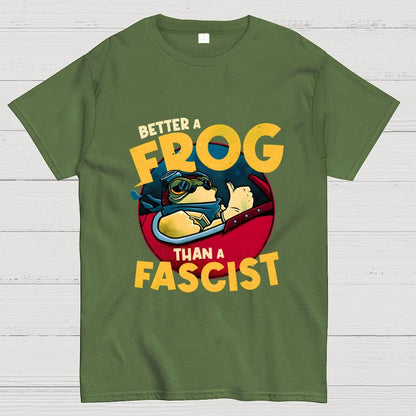 Better A Frog Than A Fascist Geek T-Shirt