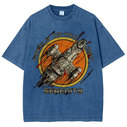 Space Explorer Vintage Distressed T-shirt