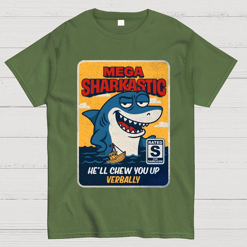 Mega Sharkastic Geek T-Shirt