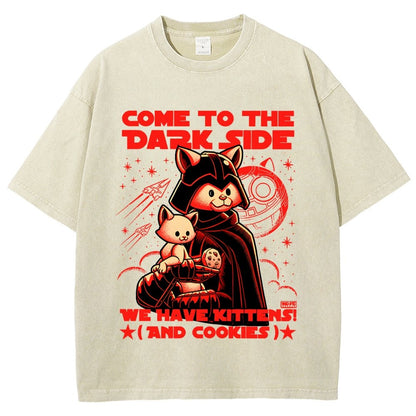 We Have Kittens and Cookies Vintage Distressed T-shirt
