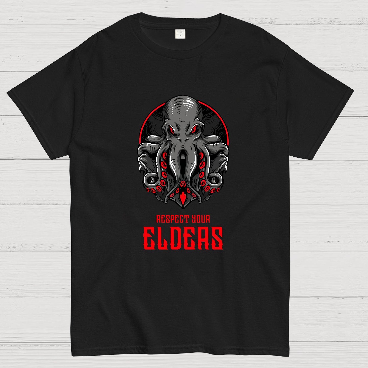 Respect Your Elders Mysterious Gangster Geek T-Shirt