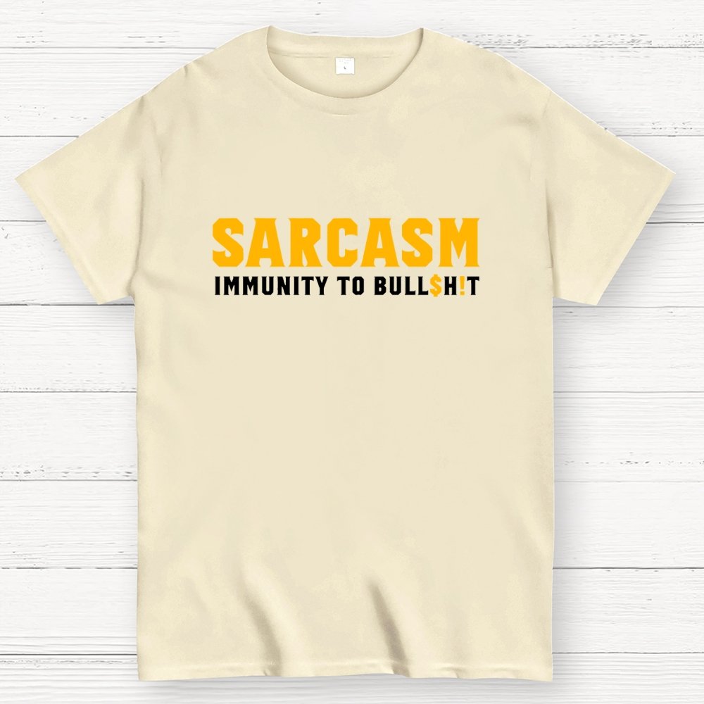 Sarcasm Immunity To Bull$H!T Geek T-Shirt