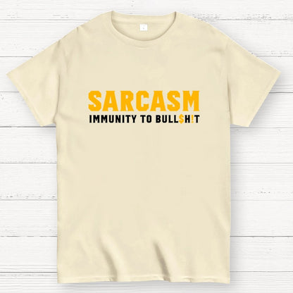Sarcasm Immunity To Bull$H!T Geek T-Shirt