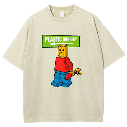 Plastic Surgery Vintage Distressed T-shirt