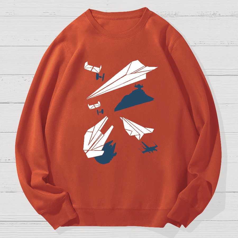 Paper Wars Geek Cotton Sweatshirt