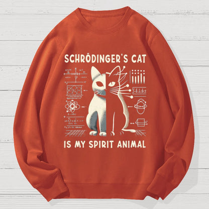 Schrodinger's Cat Geek Cotton Sweatshirt