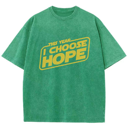 I Choose Hope Vintage Distressed T-shirt