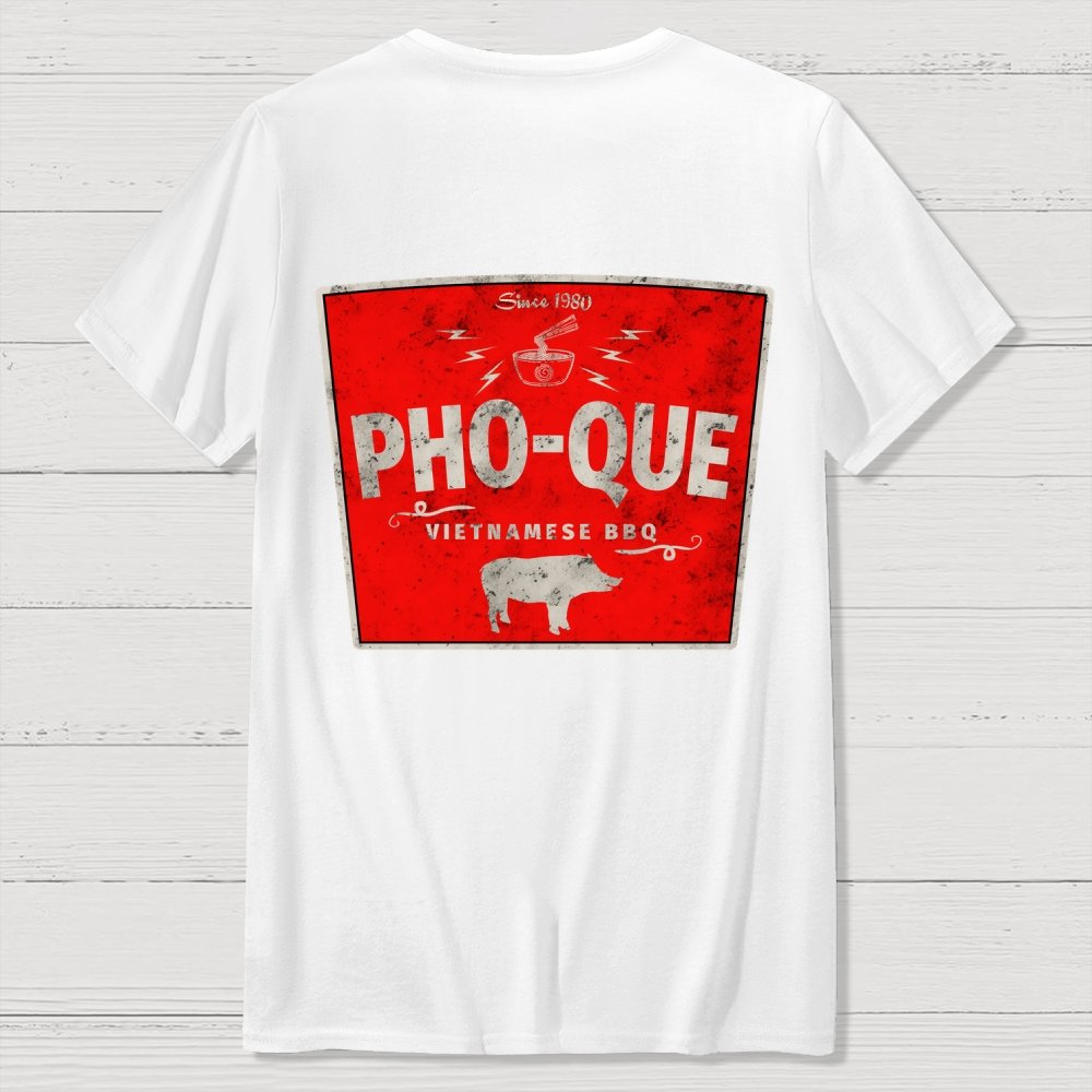 Pho Que Back Printing Geek T-Shirt