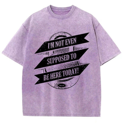 Not Supposed To Be Here Vintage Distressed T-shirt