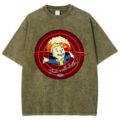 That's all folks Vintage Distressed T-shirt