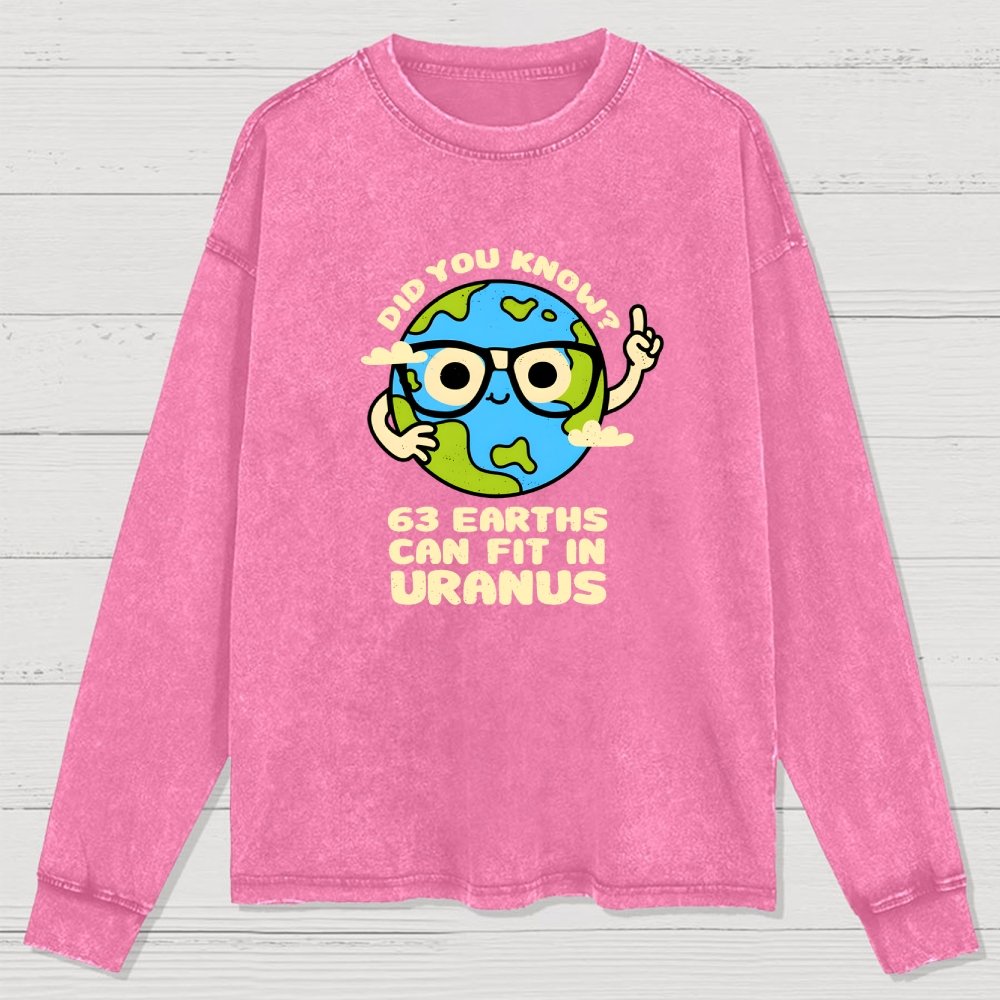 Uranus Washed Long Sleeve Tee