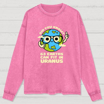 Uranus Washed Long Sleeve Tee