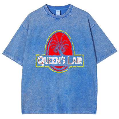 Queen's Lair Vintage Distressed T-shirt