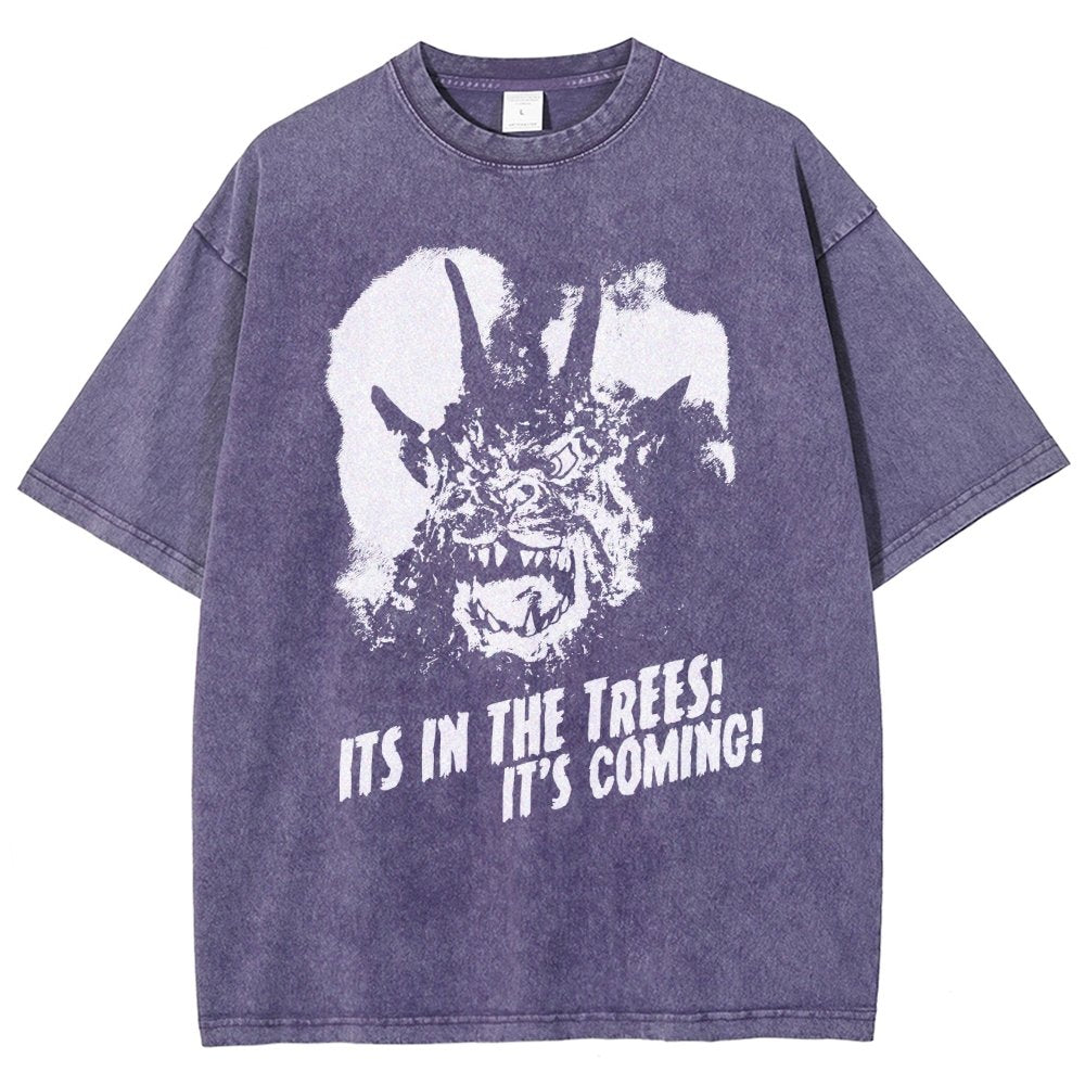 Night Of The Demon It's In The Trees ! Vintage Distressed T-shirt