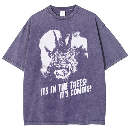 Night Of The Demon It's In The Trees ! Vintage Distressed T-shirt