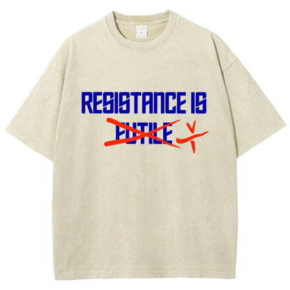 Resistance is futile Vintage Distressed T-shirt