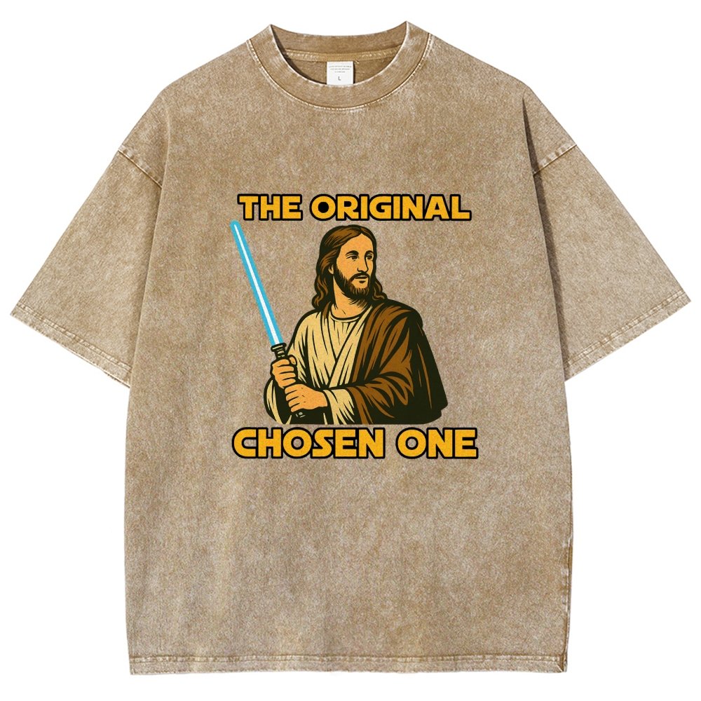 Jesus Christ The Original Chosen One Vintage Distressed T-shirt