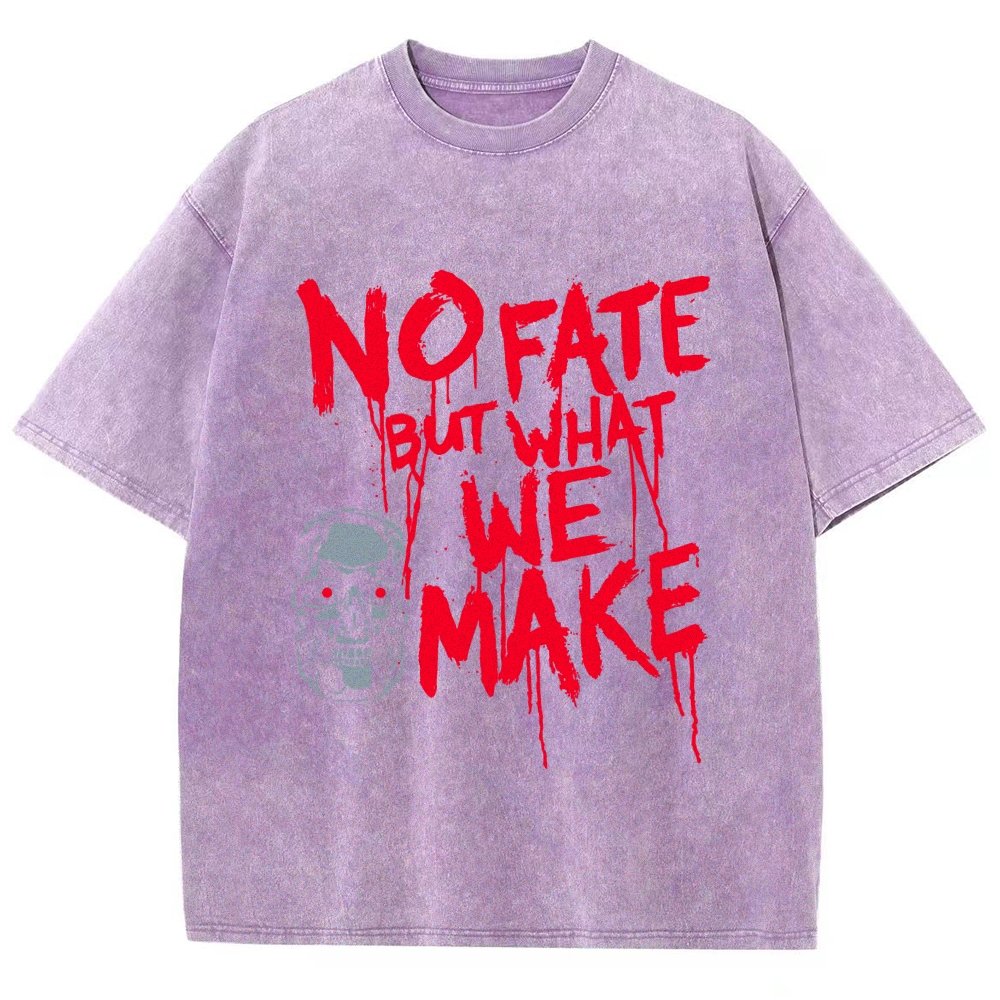 No Fate! Vintage Distressed T-shirt