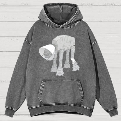 Battle Damage Vintage Distressed Hoodie