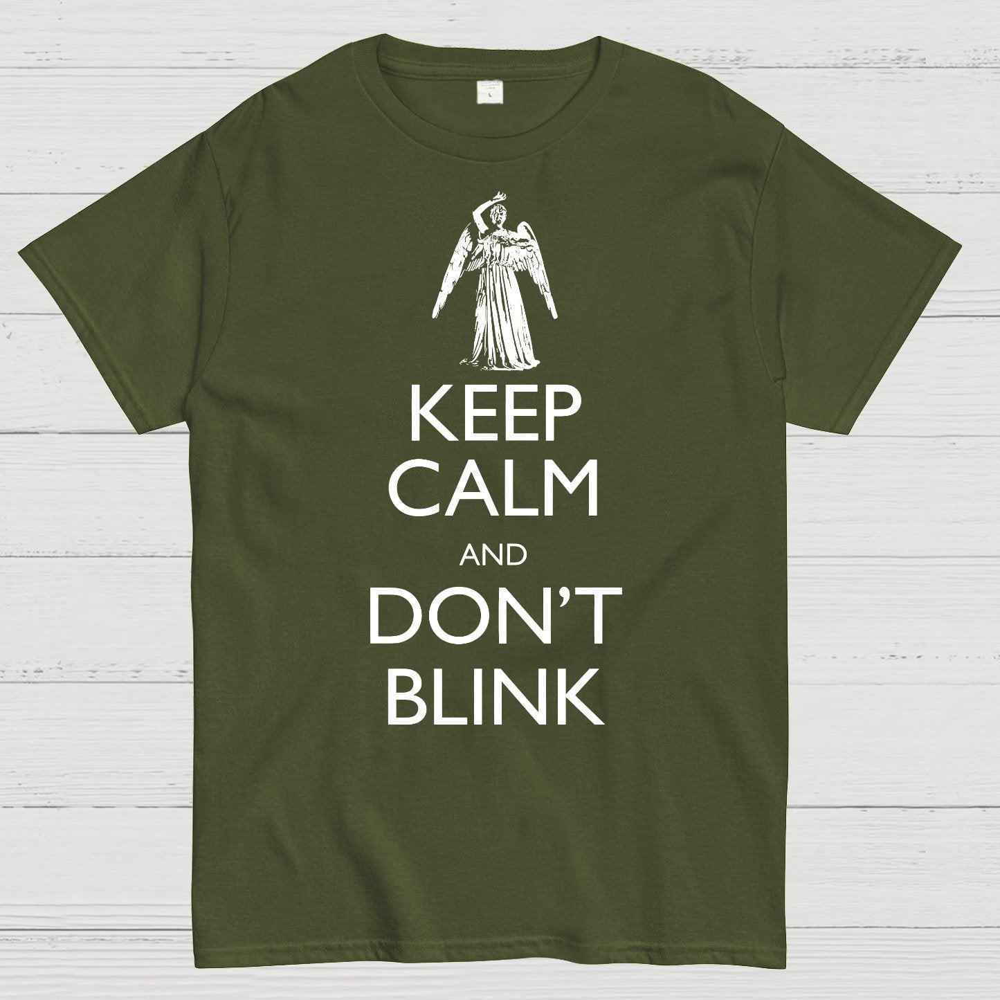 Keep Calm And Don't Blink Geek T-Shirt