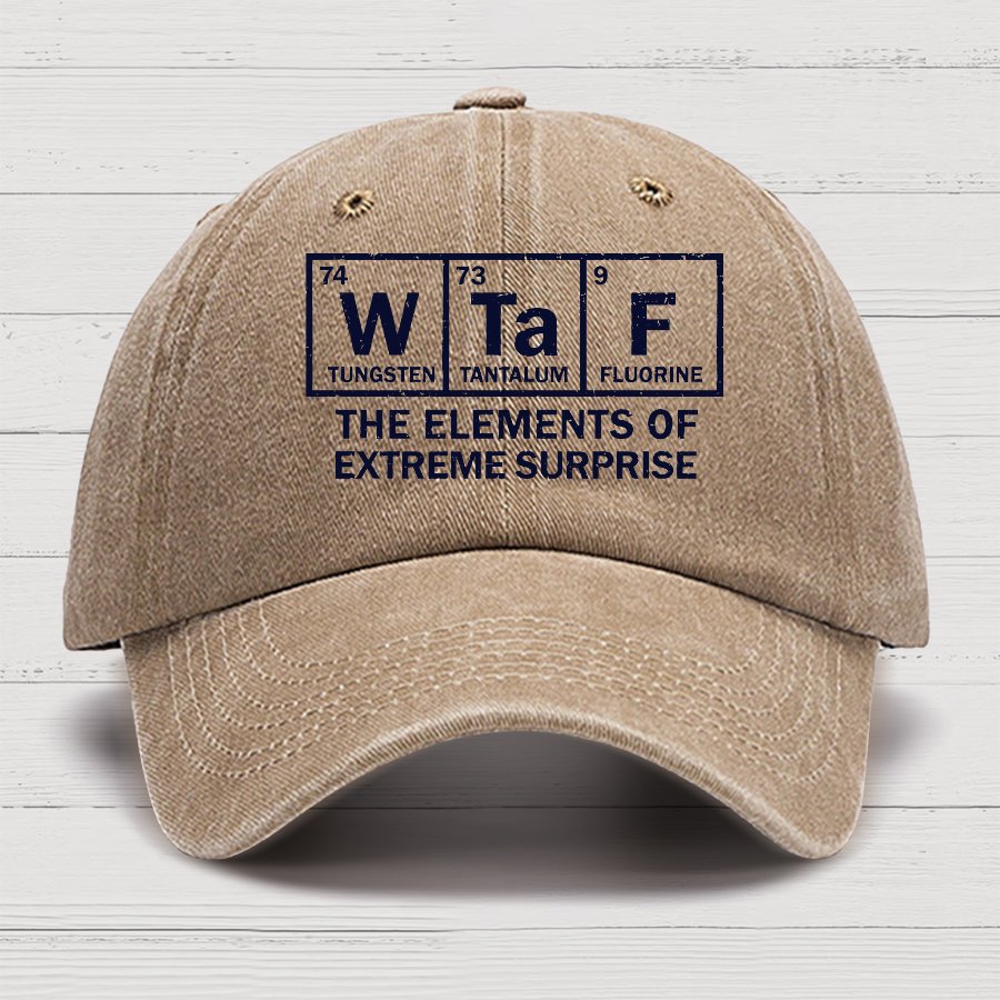 The Extreme Element of Surprise Cotton Hat
