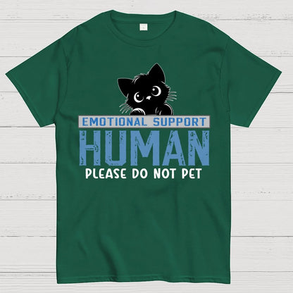 Emotional Support Human Of Cat Geek T-Shirt