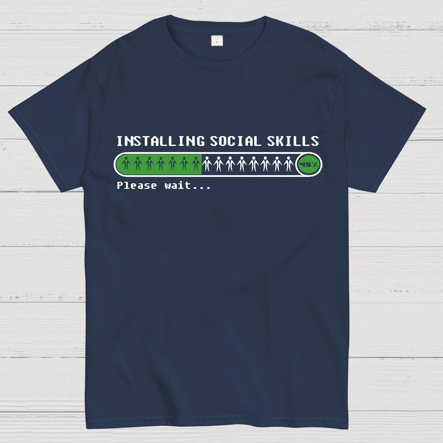 Funny Installing social skills Geek T-Shirt