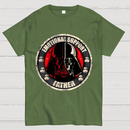 Emotional Support Father Geek T-Shirt