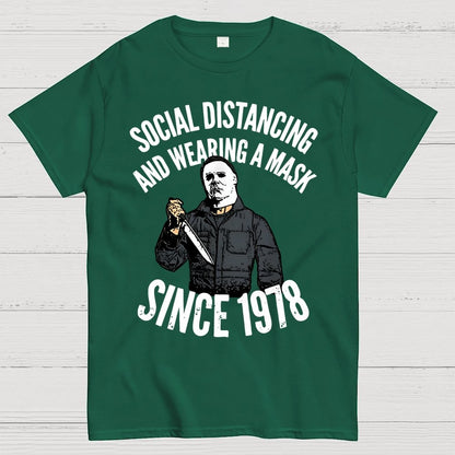 Maintain Social Distance Geek T-Shirt