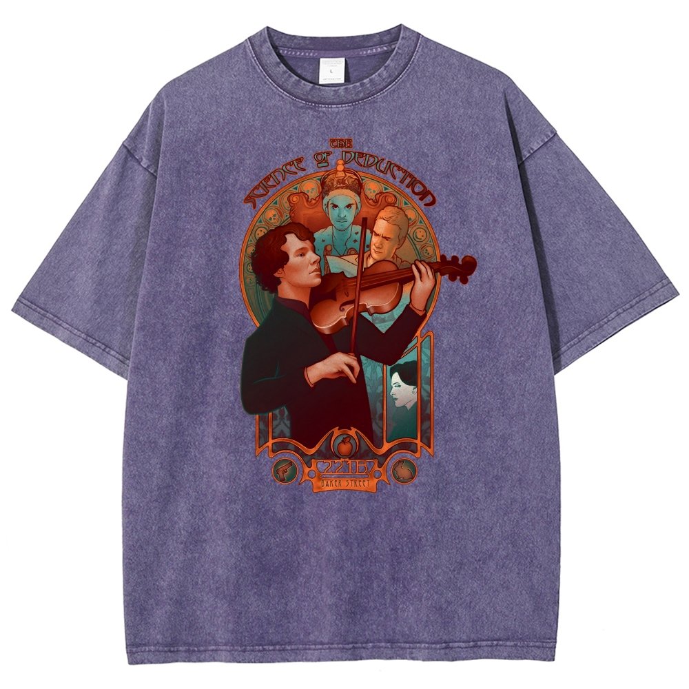 The Science of Deduction Vintage Distressed T-shirt