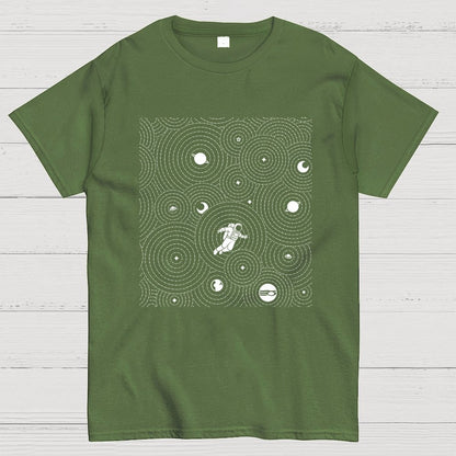 Zen Garden Astronaut Pattern Geek T-Shirt