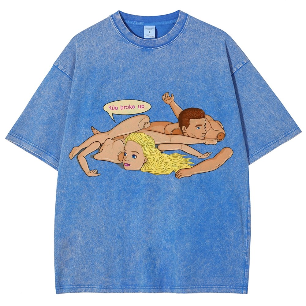 The Break up Vintage Distressed T-shirt