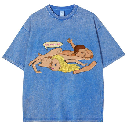 The Break up Vintage Distressed T-shirt