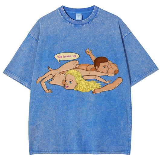 The Break up Vintage Distressed T-shirt