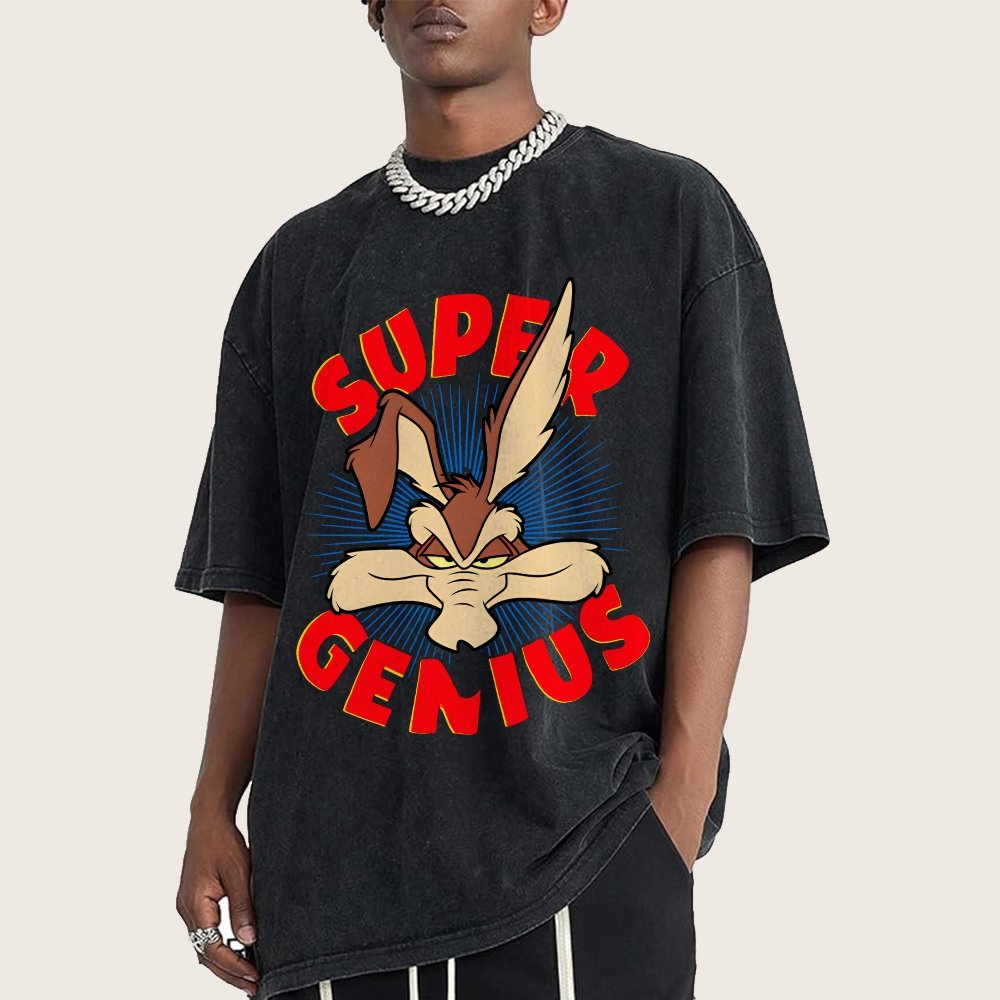 Super Genius Vintage Distressed T-shirt
