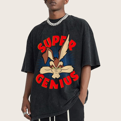 Super Genius Vintage Distressed T-shirt