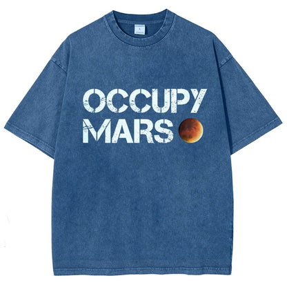 Occupy Mars Vintage Distressed T-shirt