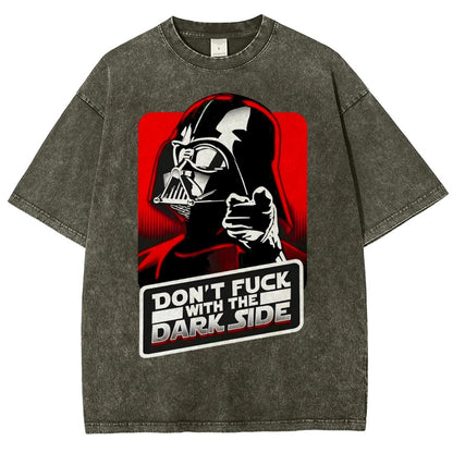 Dark Power Vintage Distressed T-shirt