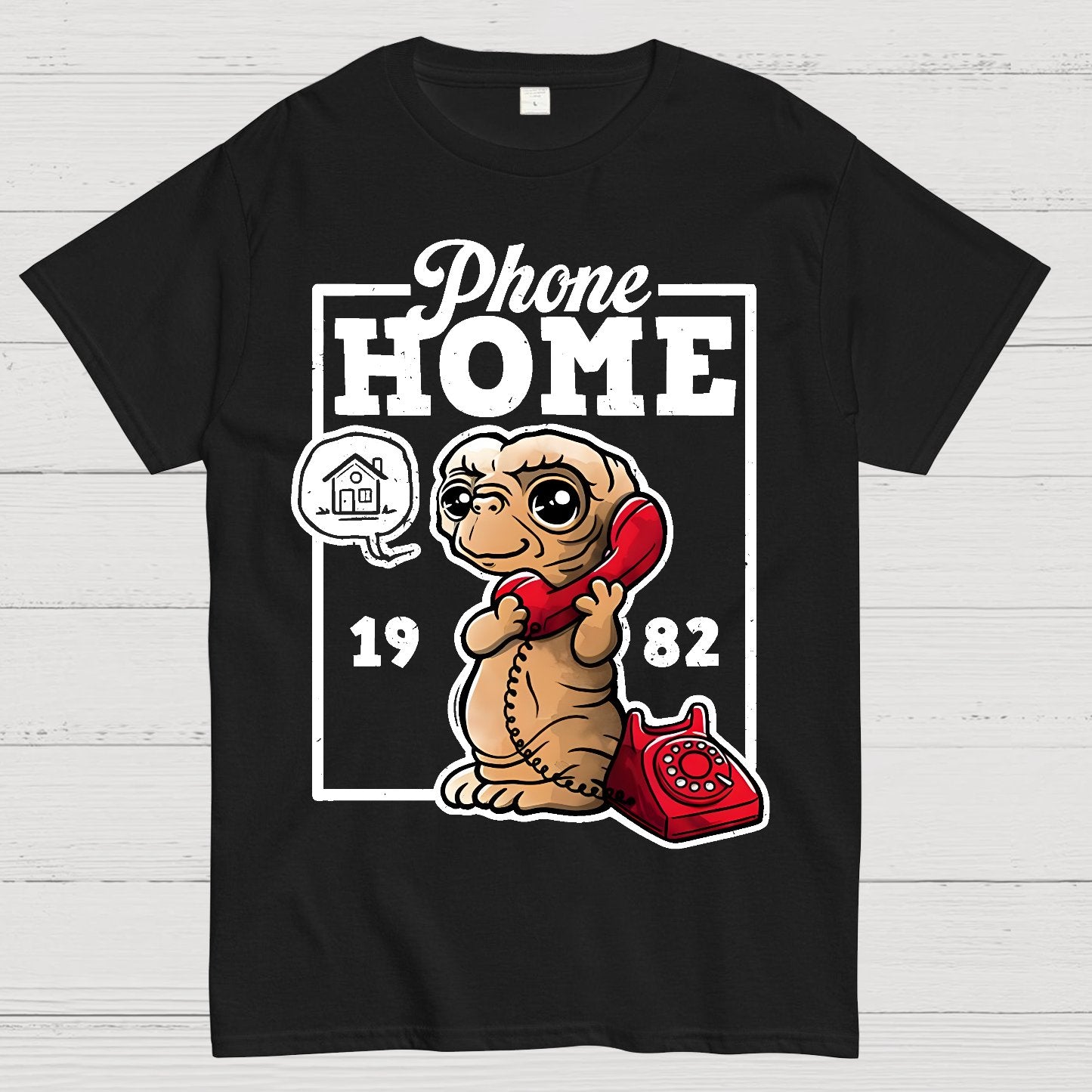 Cute Phone Home Geek T-Shirt