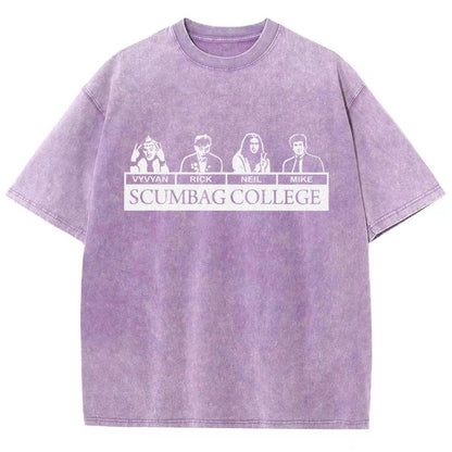 Scumbag College  Vintage Distressed T-shirt 2509000242