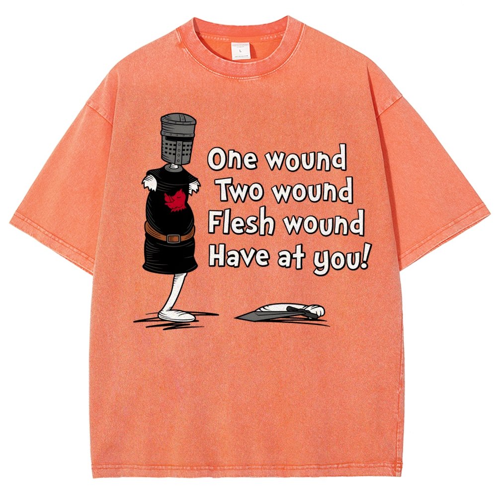 One Wound, Two Wound Essential Vintage Distressed T-shirt