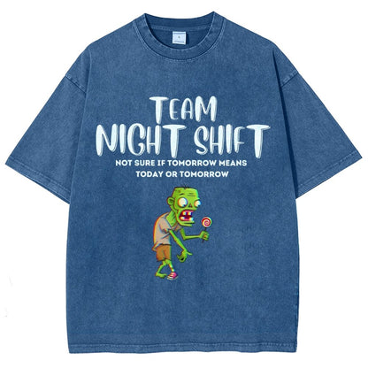 Night Shift Team! Vintage Distressed T-shirt