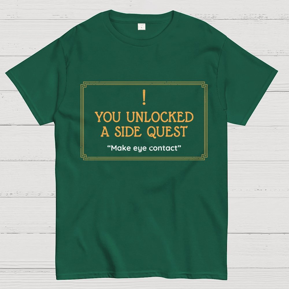 Unlocked Side Quest Geek T-Shirt