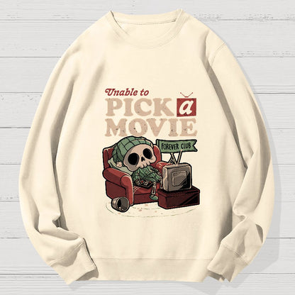 Pick Movie Geek Cotton Sweatshirt